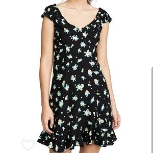 Free People Like A Lady Citrus Mini Dress